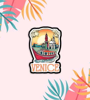 Venice Fridge Magnet Country Theme Fridge Magnet  Souvenir Wooden Refrigerator Stylish Magnet for Kitchen & Home Decor  Fridge Decoration Travel Souvenir Gift
