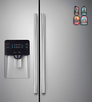 New York, Paris, Rome, & Sydney Magnets Wooden Countries Combo Fridge Magnet International Travel Souvenir Gift Set | Kitchen Decor  Fridge Decoration  Country Theme Birthday Gift