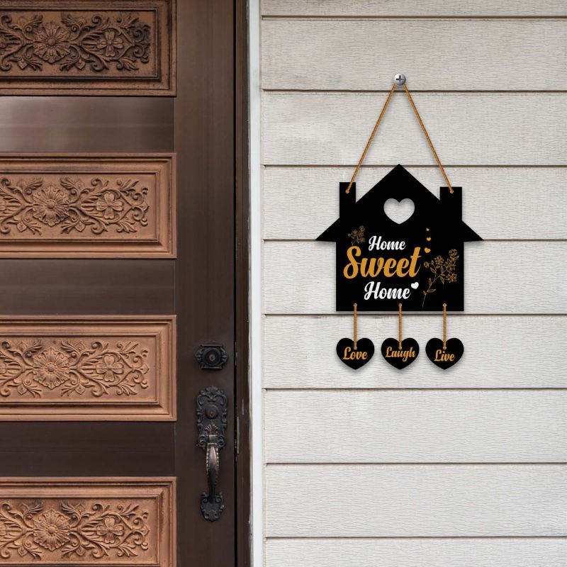 Wooden Sweet Home Wall Hanging  Live Laugh Love Wall Decor