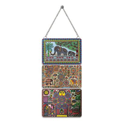 Madhubani Art Wall Hanging Decor – Traditional Indian Folk Art for Home
