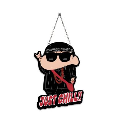 Funny Just Chill Wooden Wall Hanging Wall Art for Kids Room , Bedroom, Office & Living Room