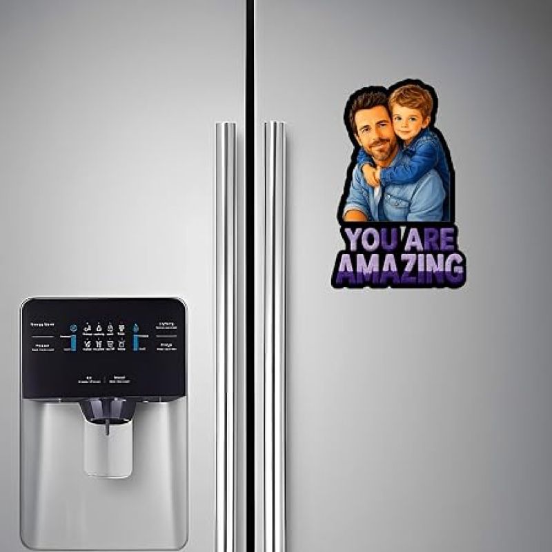 You are Amazing Dad Personalized Photo Magnet Gift for Father & Grandpaa Custom with Photo | Best Dad Gift