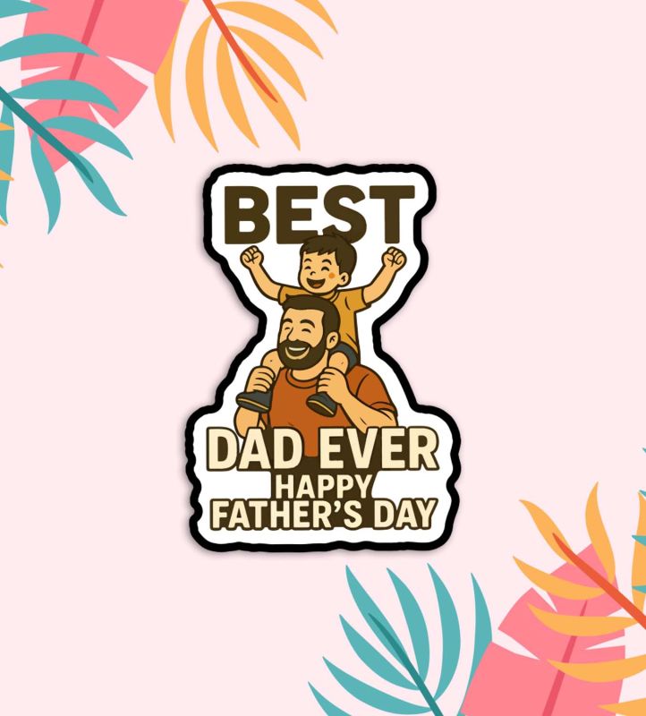 Idea from Son or Daughter Best Dad Ever Fridge Magnet for Refrigerator Door Decor