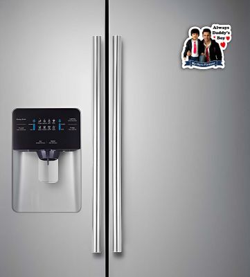 Always Daddy Boy Meaningful Personalized Photo Fridge Magnet for Dad Room Decor Dad Birthday Gifts | Photo Magnets for Fridge Dad Gift from Daughter & Son