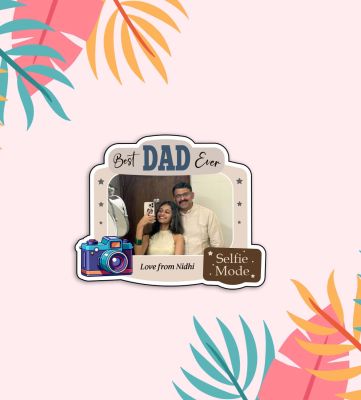 Meaningful Personalized Photo Fridge Magnet for Dad Room Decor Dad Birthday Gifts Photo Magnets for Fridge  Dad Gift from Daughter & Son (Best Dad Fridge Magnet)