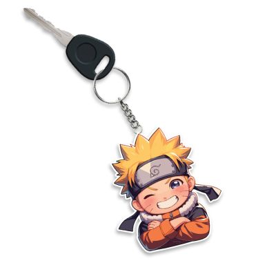 Naruto Acrylic Anime keychain For Bike & Car Birthday Return Gift For Kids Gift For Girls & Boys