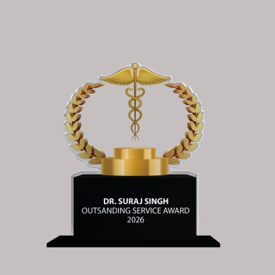 Personalized Medical Caduceus Award Trophy | Acrylic UV Printed  Ideal for Awards & Celebrations Appreciation Gift for Doctor