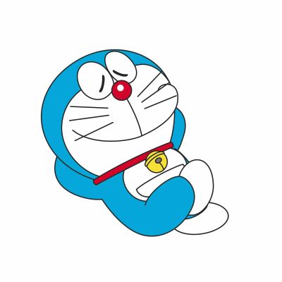 Doraemon Magnet Stickers On MDF Wood