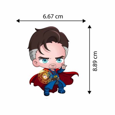 Dr. Strange Magnet Stickers On MDF Wood