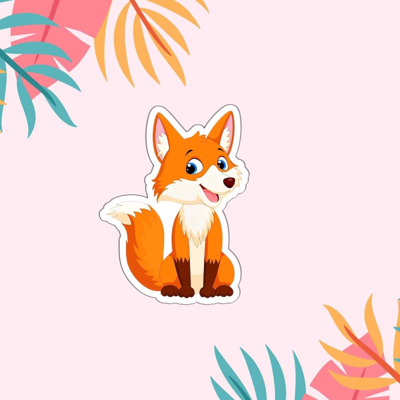 Fox Magnet Stickers