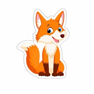 Fox Magnet Stickers