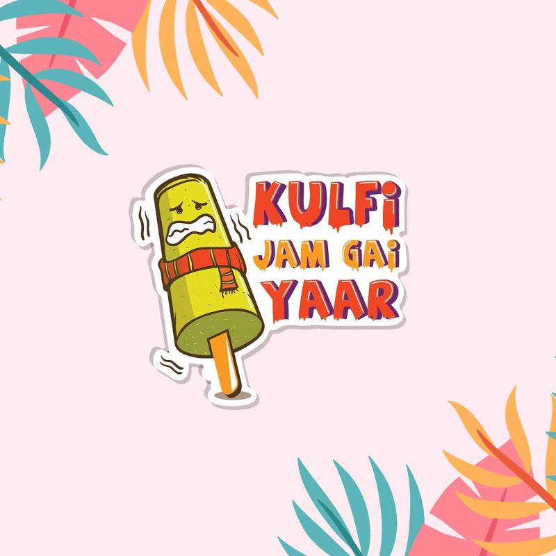 Kulfi Jam Gai Yaar Magnet Sticker