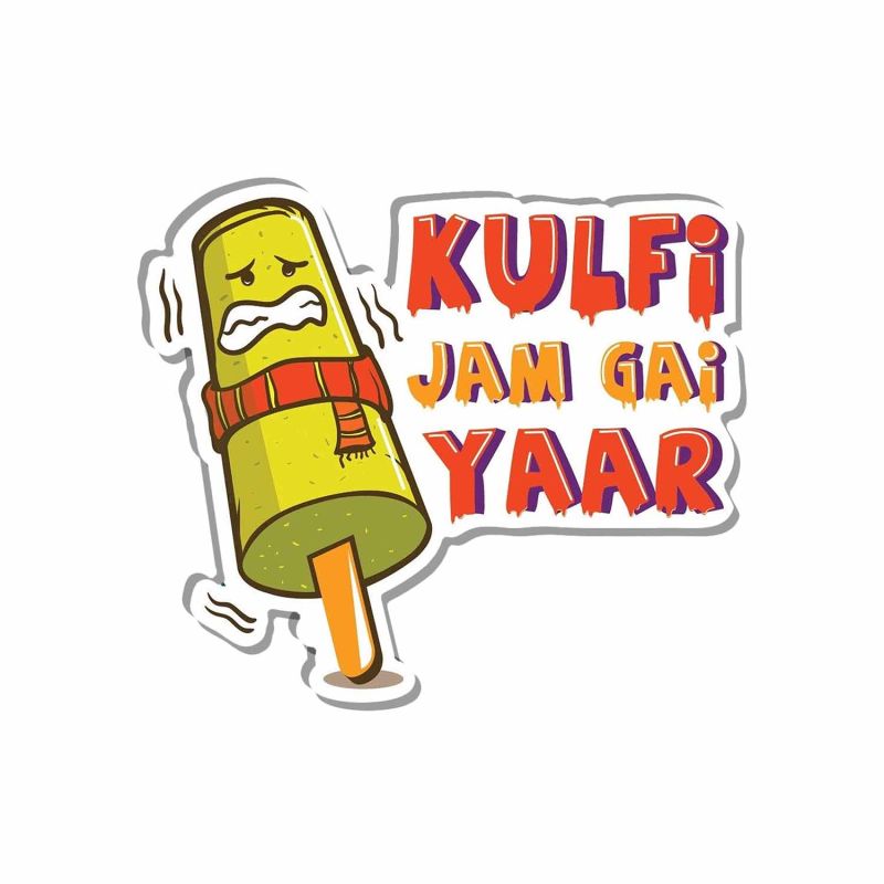 Kulfi Jam Gai Yaar Magnet Sticker