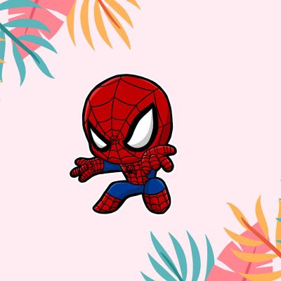 Spiderman Magnet Sticker