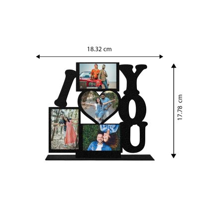 I Love You Photo Frame (Customized Photo)