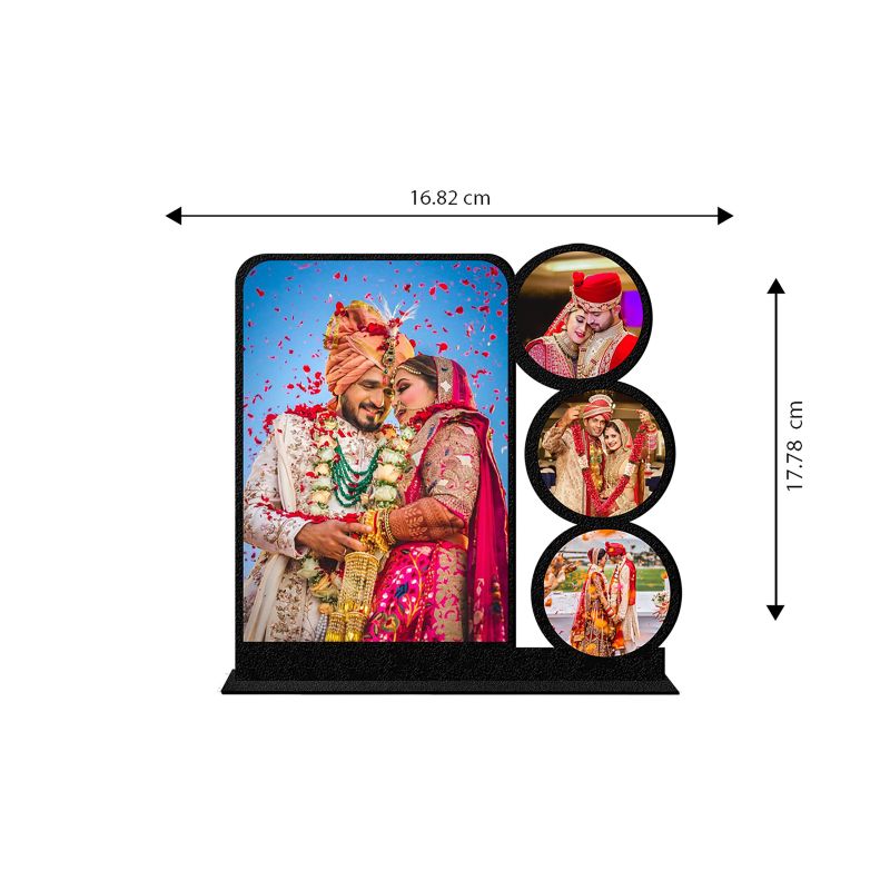 Rectangle Or Circle Shape Photo Frame (Customized Photo)