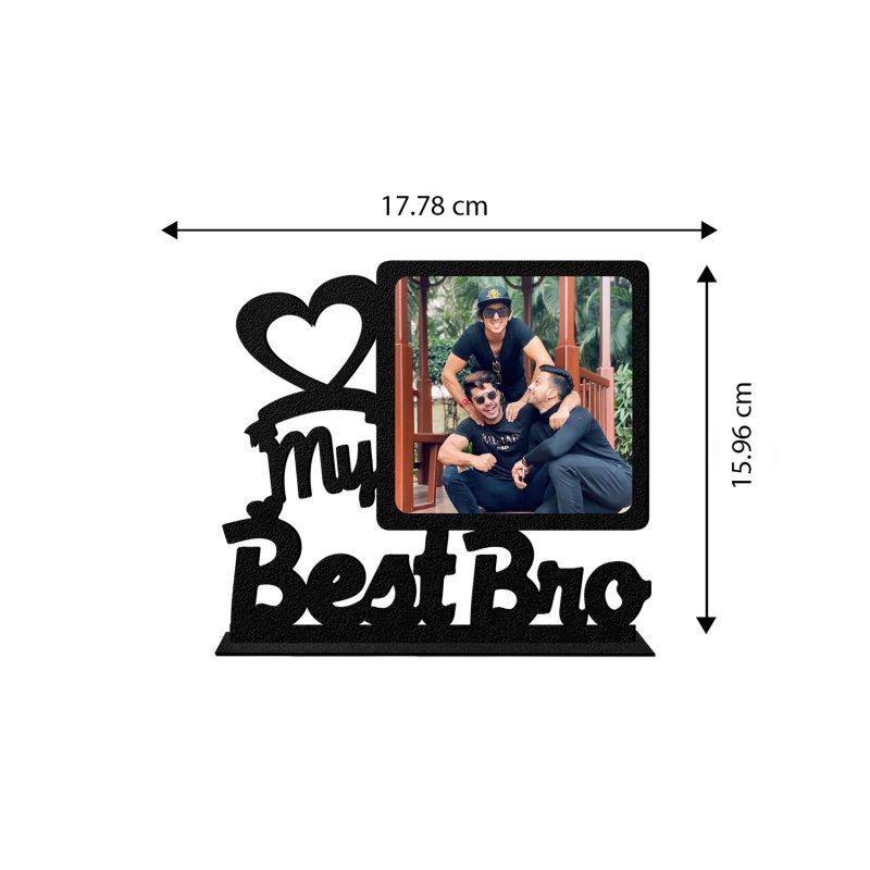 My Best Bro Photo Frame (Customized Photo)